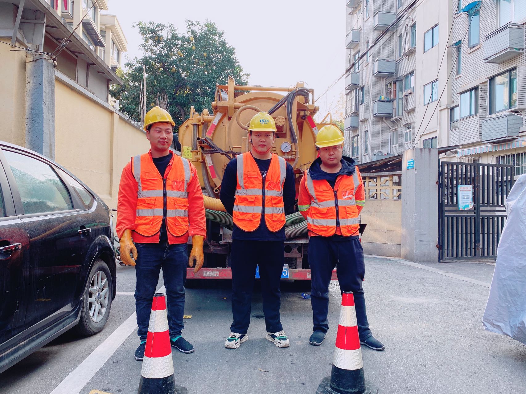 六合区南京某小区管道清淤检测施工